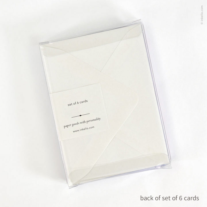 Plaid Merry Christmas Card with Gold Foil (