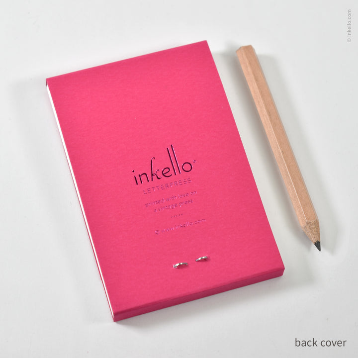 Be Mine Matchbook Jotter with Pink Foil Heart (