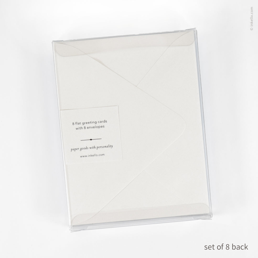 Dreidel Happy Hanukkah Wavy Flat Greeting Card (