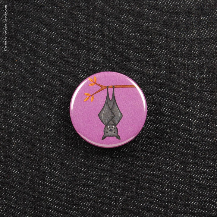 Bat Button - Yellow Pencil Studio