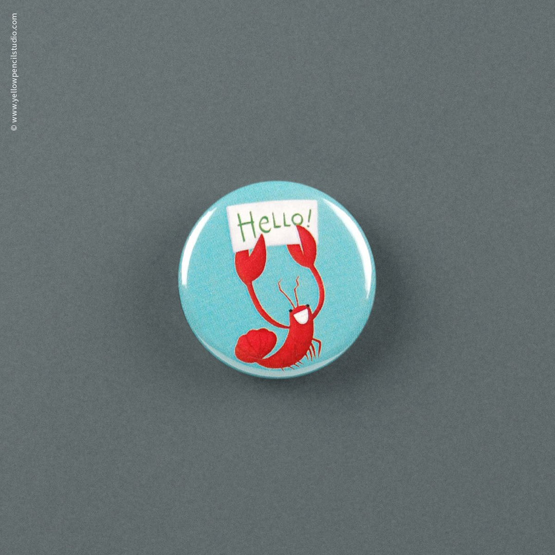 Hello Lobster Magnet - Yellow Pencil Studio