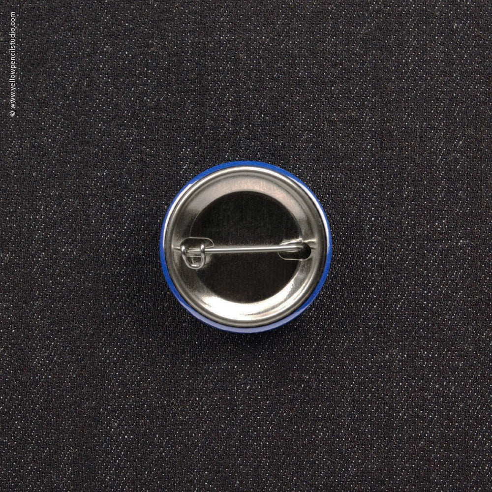 Punctuation Police Button - Yellow Pencil Studio