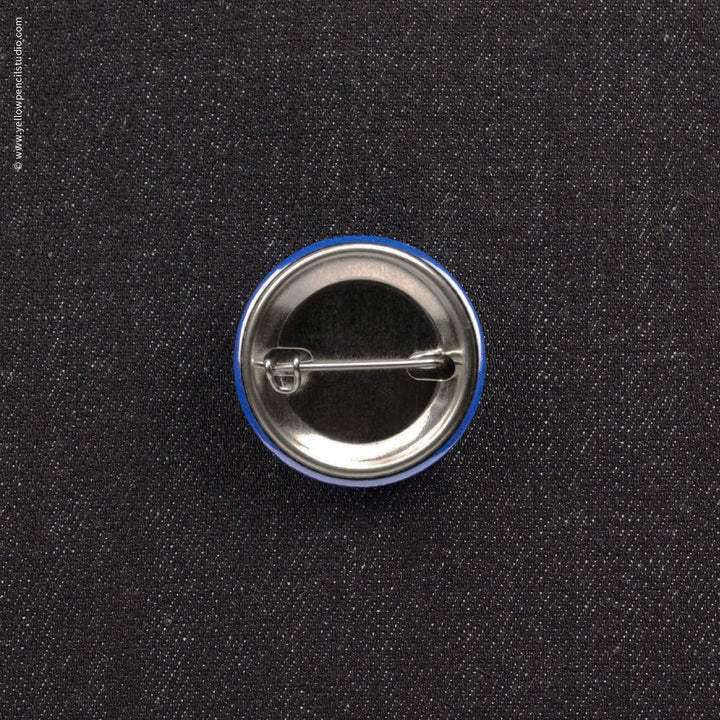 Punctuation Police Button - Yellow Pencil Studio