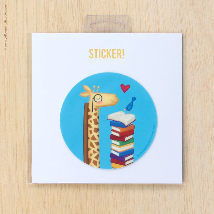 Giraffe Sticker - Yellow Pencil Studio