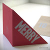 "Very Merry" Holiday Card (#152) Greeting Card - Inkello Letterpress