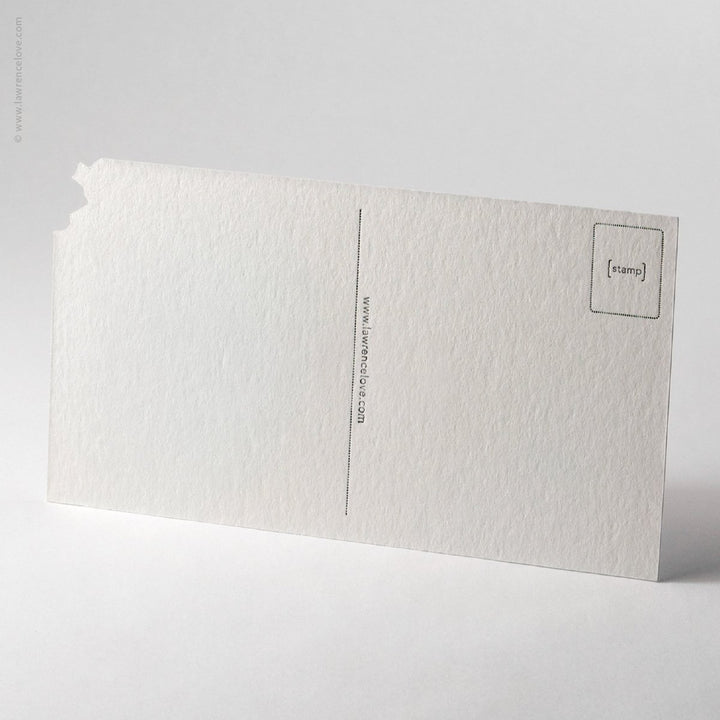 Lawrence Love Diecut Postcard (