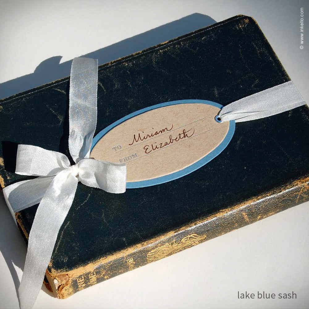 Gift Tag Sash (#213) Gift Tag - Inkello Letterpress