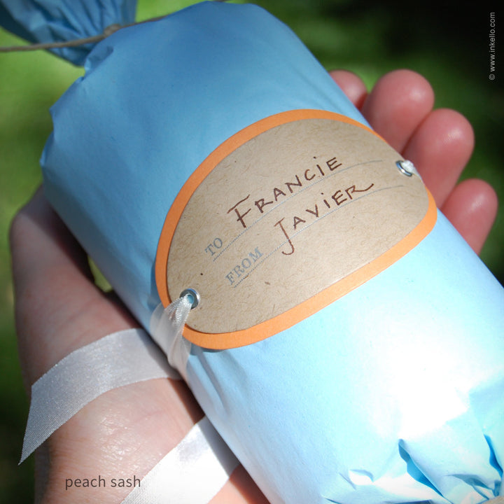 Gift Tag Sash (