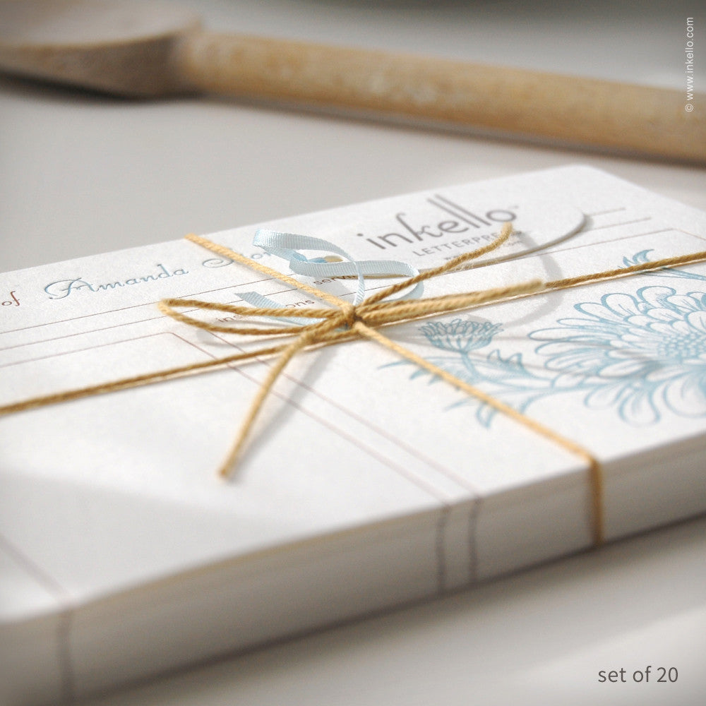 Mum Personalized Recipe Cards (