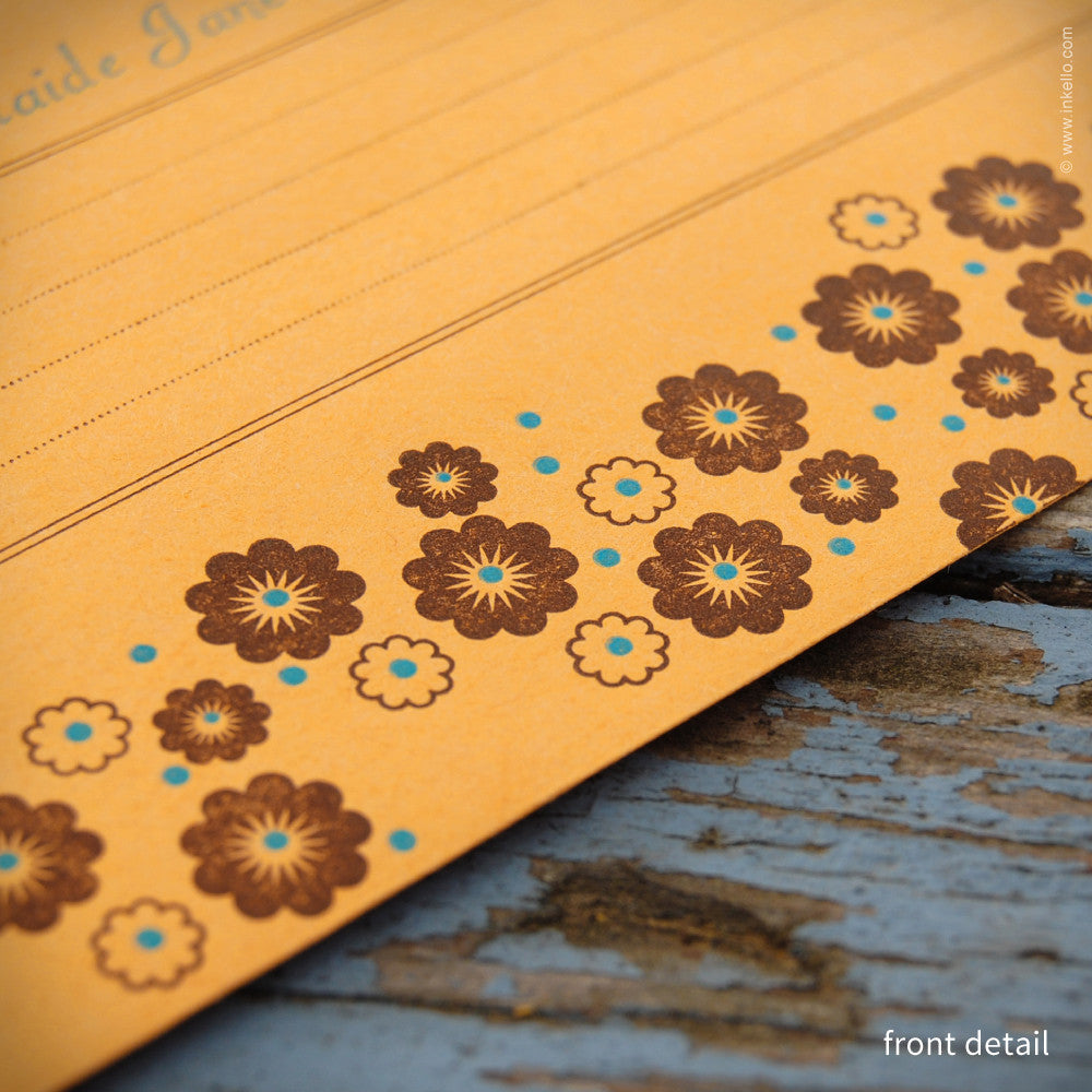 Flower Personalized Seed Envelopes (