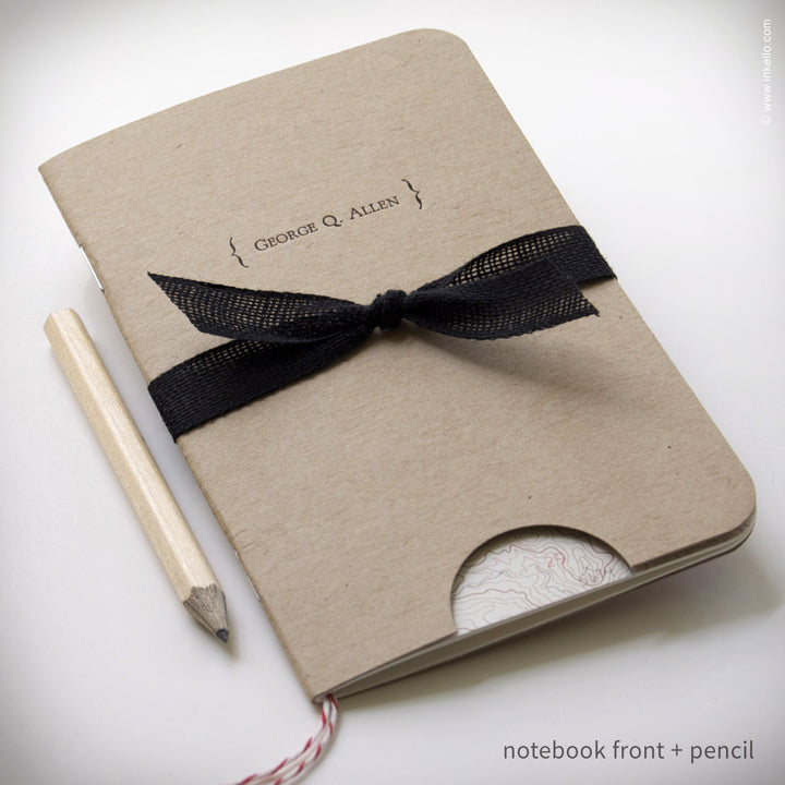 Personalized Map Booklet + Pencil (