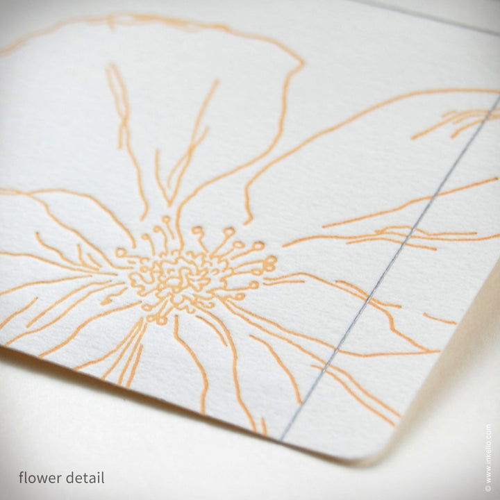 Snow Drop Anemone Personalized Recipe Cards (