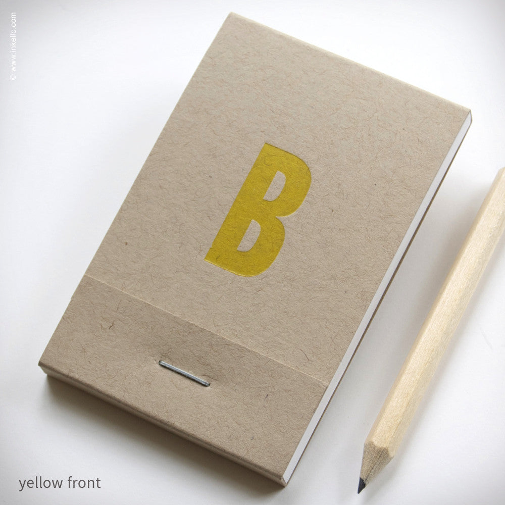 Monogram Matchbook Jotter (