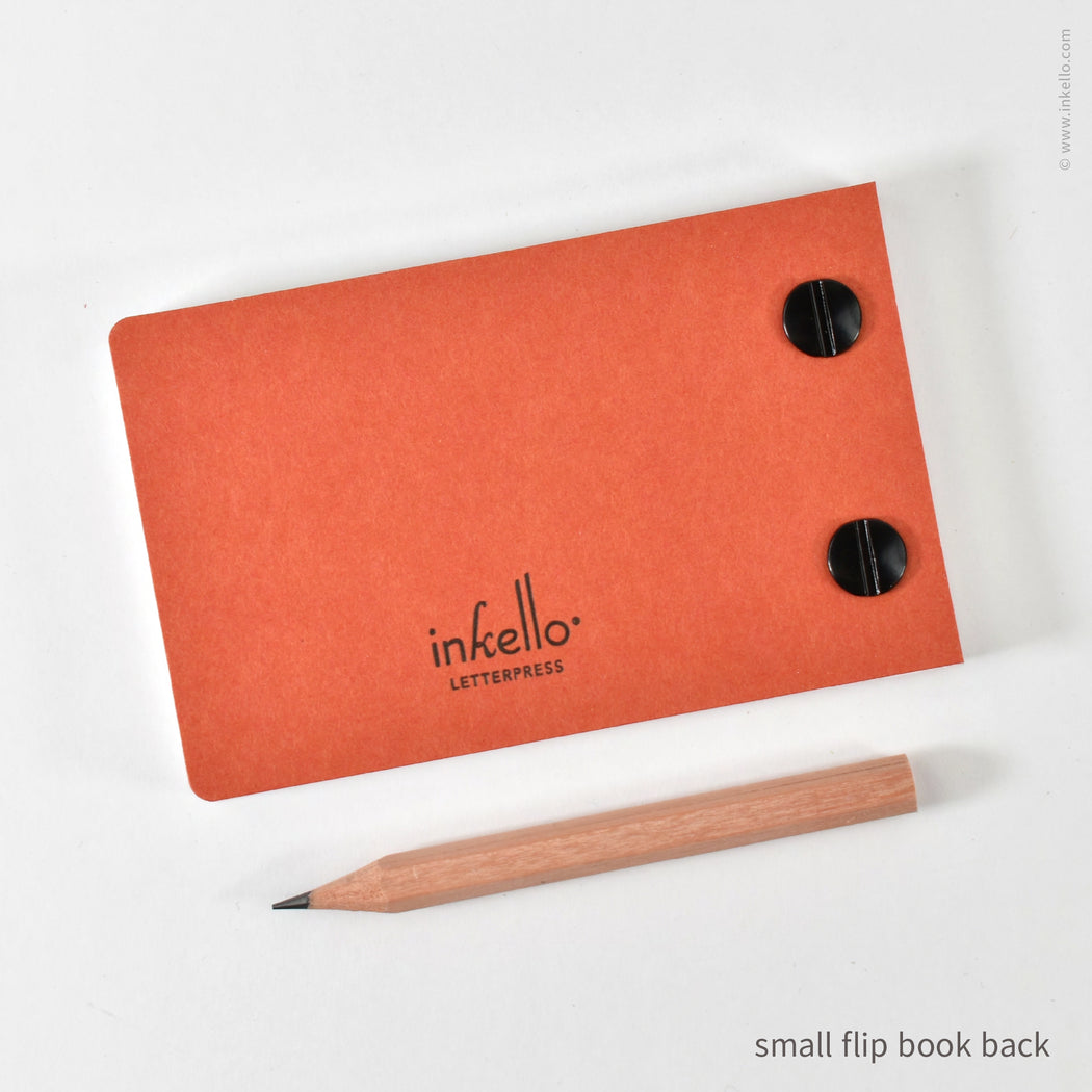 Draw-Your-Own Flip Book + Pencil (#316) — Inkello Letterpress