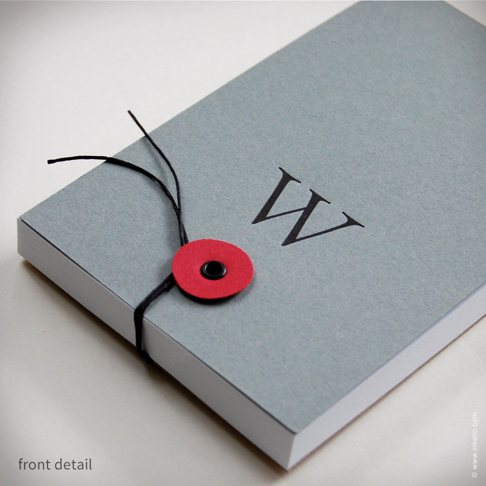 Monogram Notepad (#342) Notepad - Inkello Letterpress