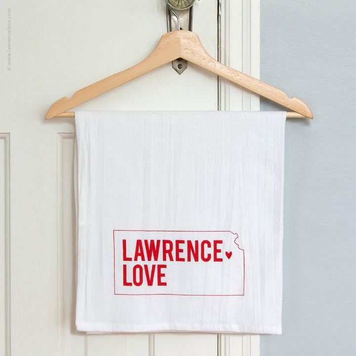 Lawrence Love Flour Sack Tea Towel (
