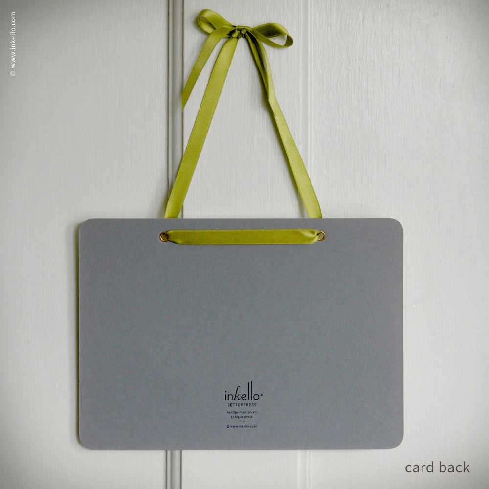 Dove "Peace" Hangable Greeting Card (