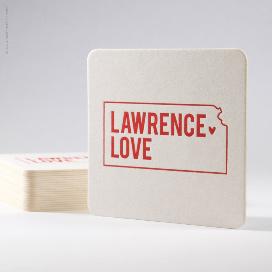 Lawrence Love Paper Coasters (#407) - Lawrence Love