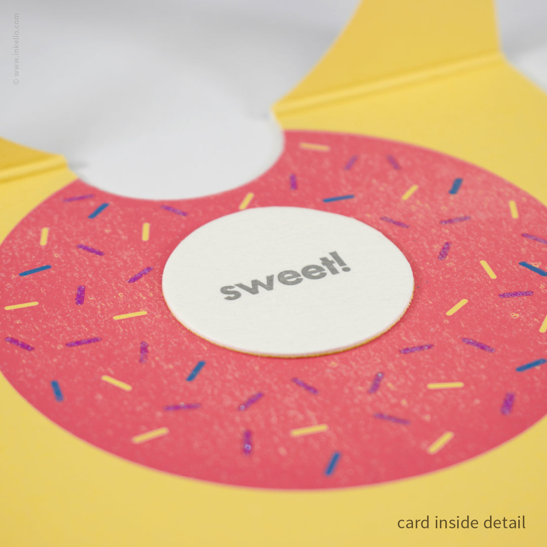 Sweet, it‘s Your Birthday! Donut Card (