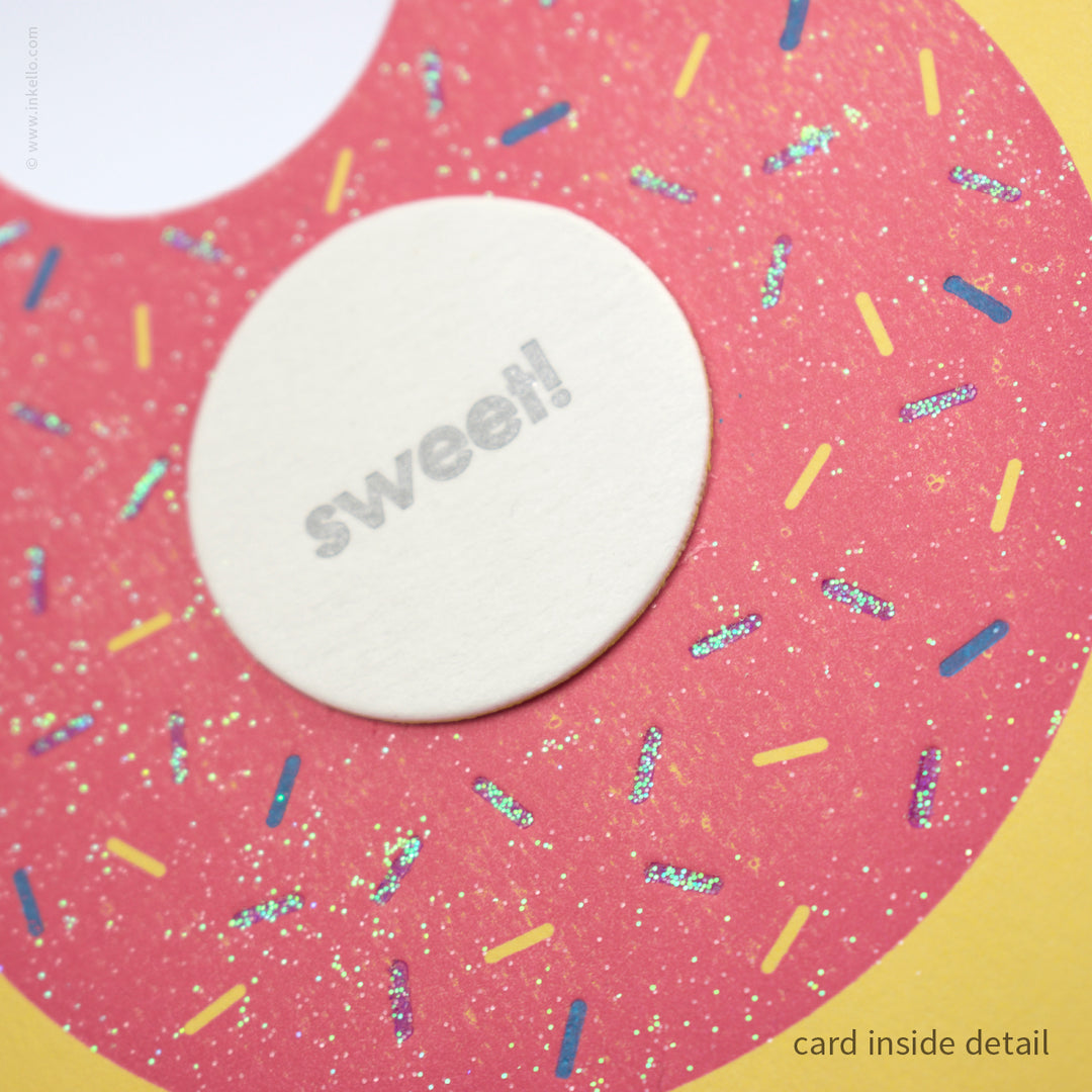 Sweet, it‘s Your Birthday! Donut Card (