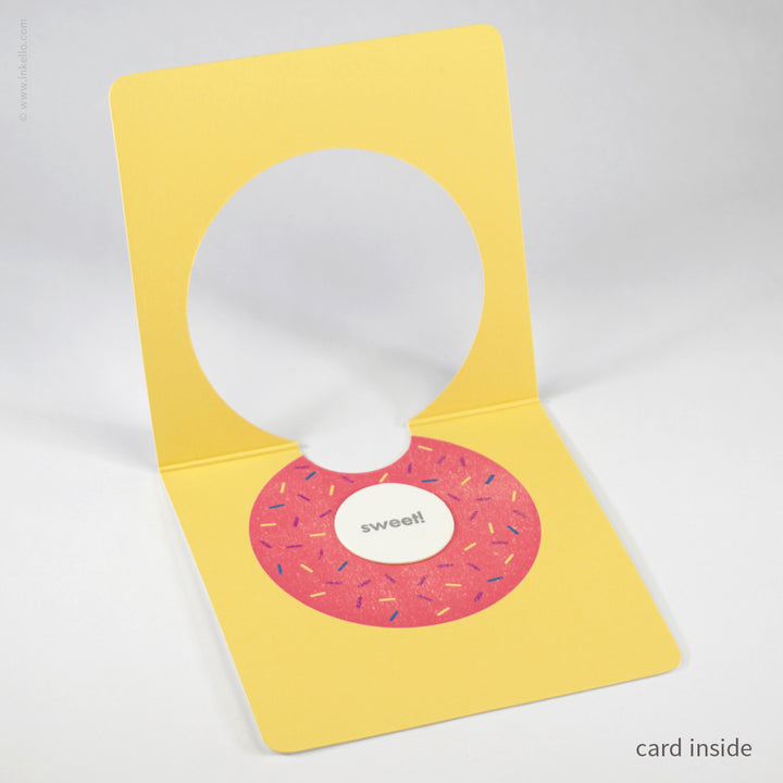 Sweet, it‘s Your Birthday! Donut Card (