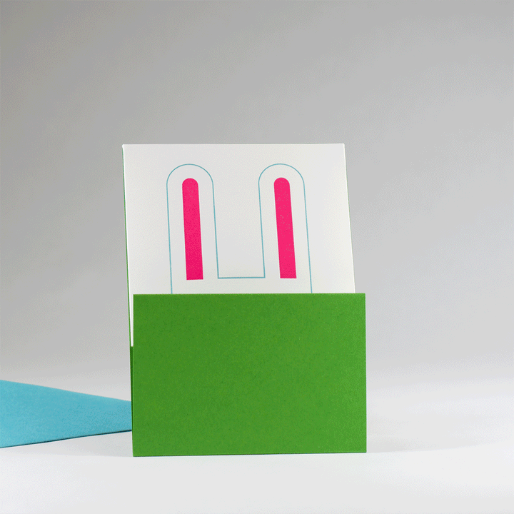 Somebunny Loves You Peek-a-Boo Card (
