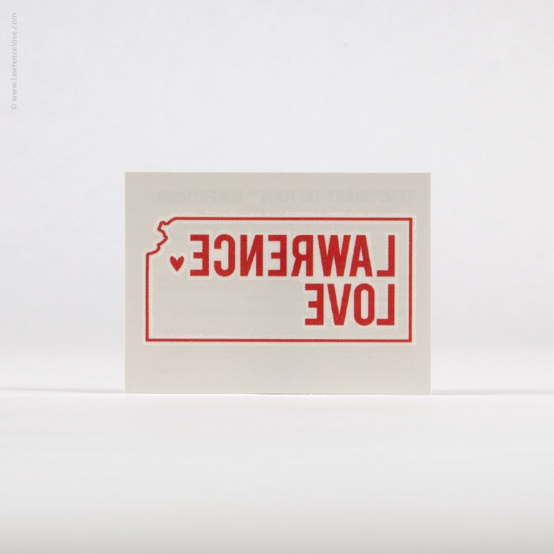 Lawrence Love Temporary Tattoo (