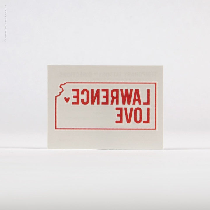 Lawrence Love Temporary Tattoo (