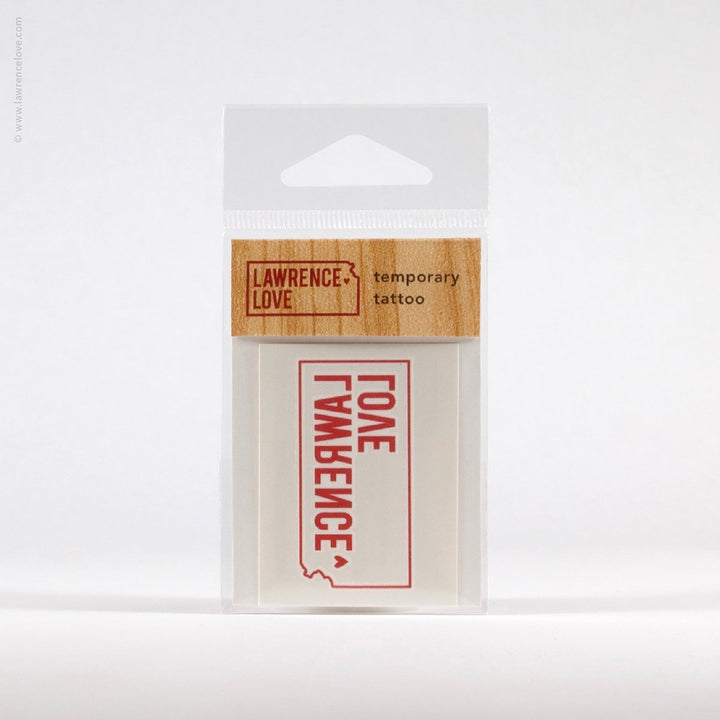 Lawrence Love Temporary Tattoo (