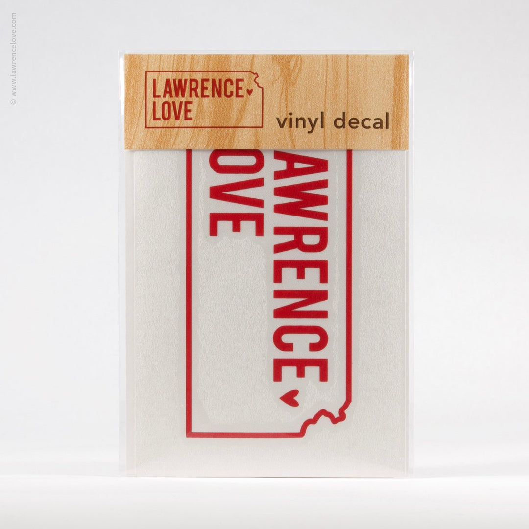Lawrence Love Vinyl Decal (#423) - Lawrence Love