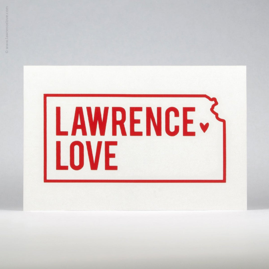 Lawrence Love Vinyl Decal (