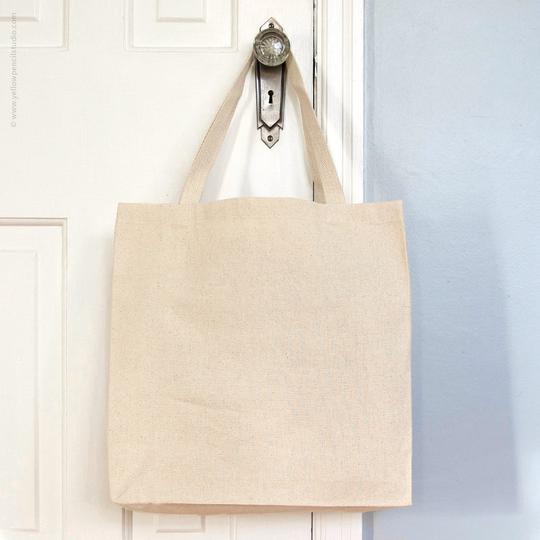 Bookworm Tote Bag - Yellow Pencil Studio