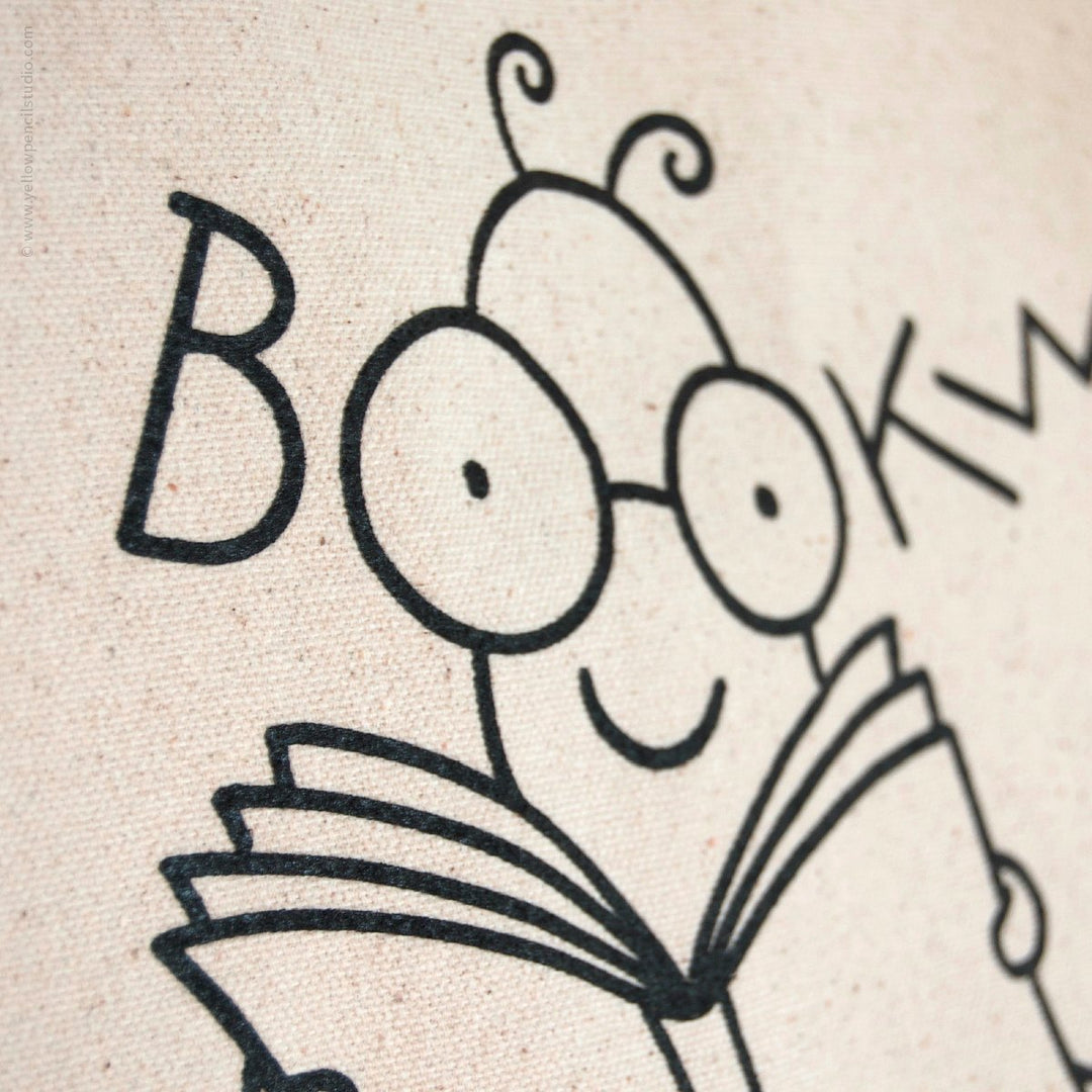 Bookworm Tote Bag - Yellow Pencil Studio