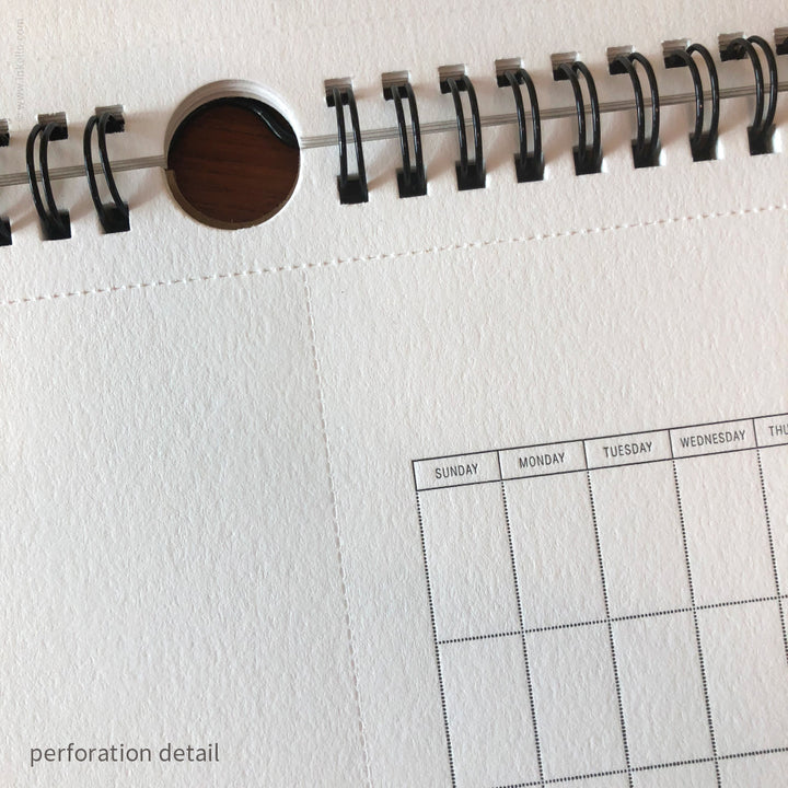 Draw-Your-Own Monthly Hanging Calendar (