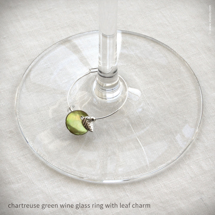 Set of 6 Wine Glass Marker Rings (