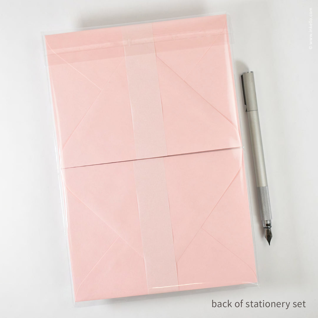 Stationery Set with Gold Gem (