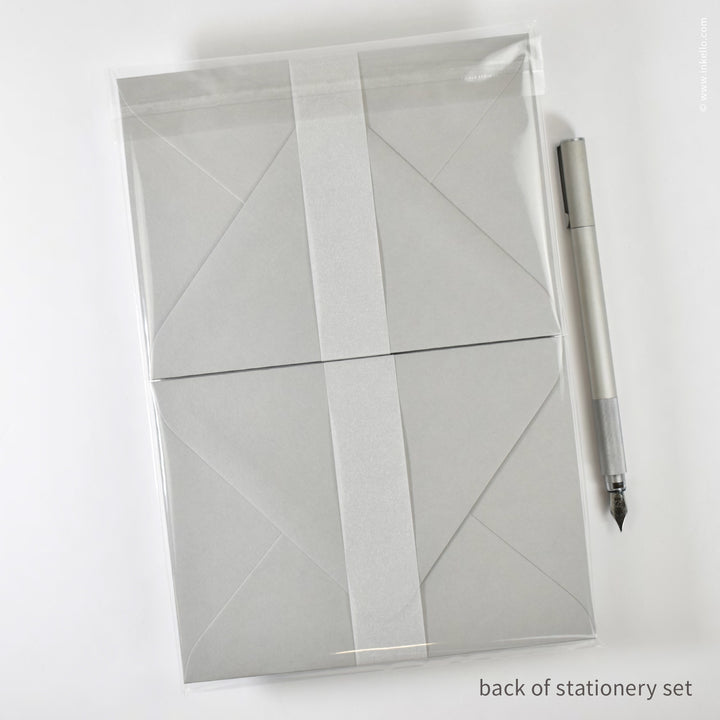 Stationery Set with Neon Pink Heart (