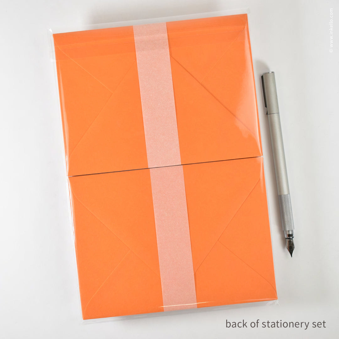 Stationery Set with Yellow Sun (