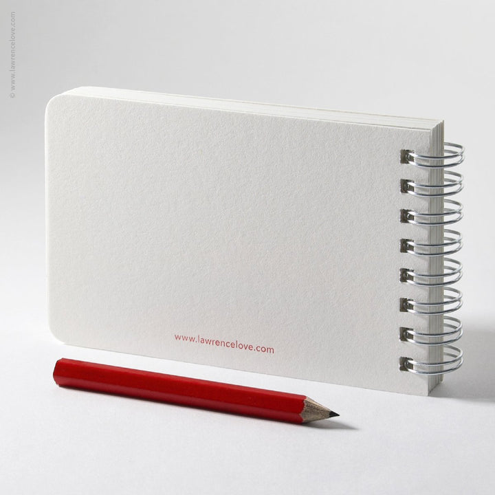 Lawrence Love Small Spiral Notebook (