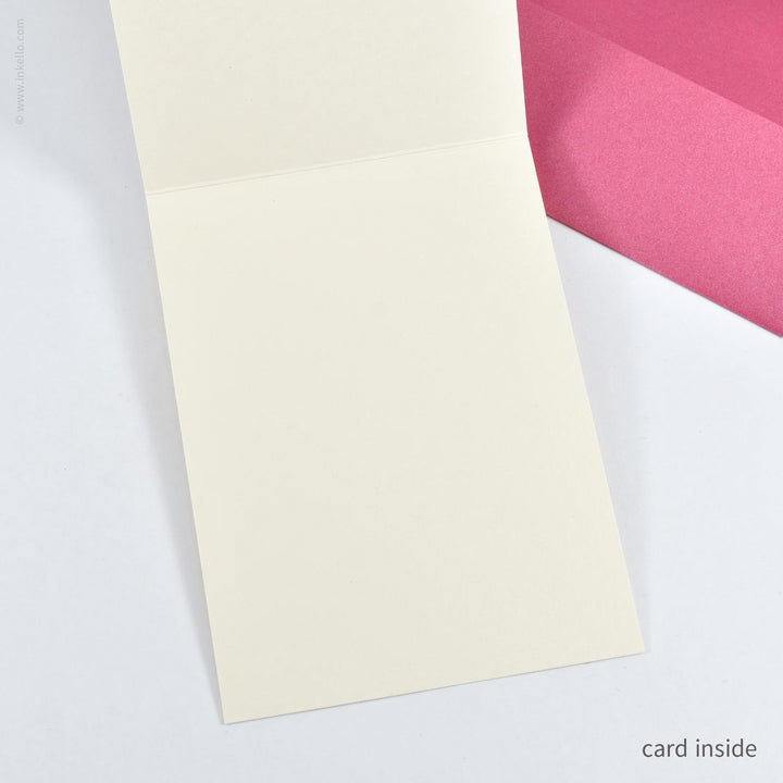 Pink &amp; Green Floral Mother’s Day Card (