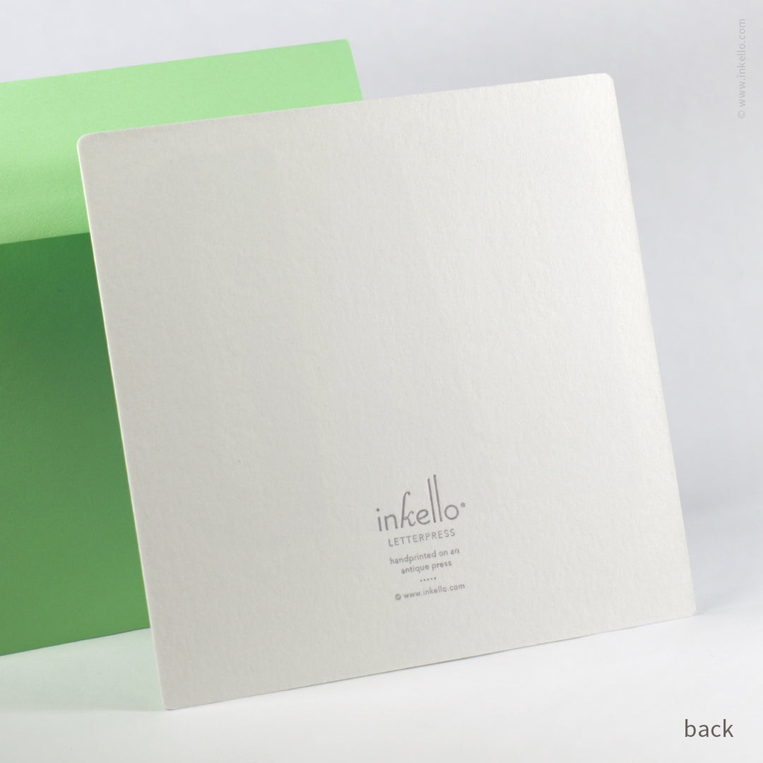 Dad, You’re the Best! Flat Square Card (