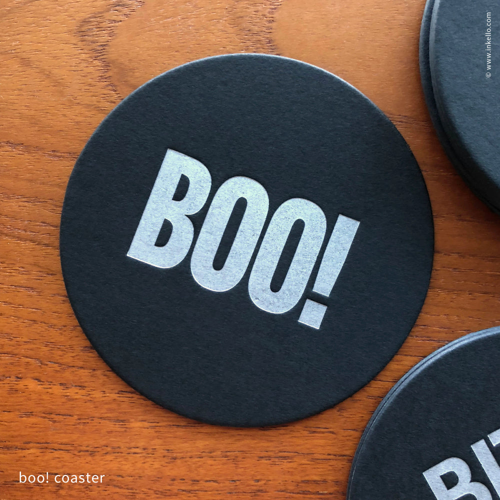 Halloween Coasters (#496) Coasters + Trays - Inkello Letterpress