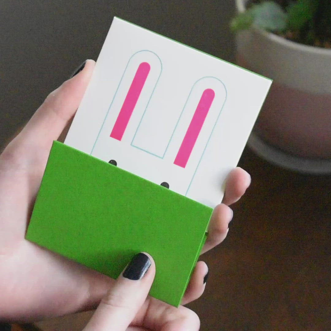 Somebunny Loves You Peek-a-Boo Card (