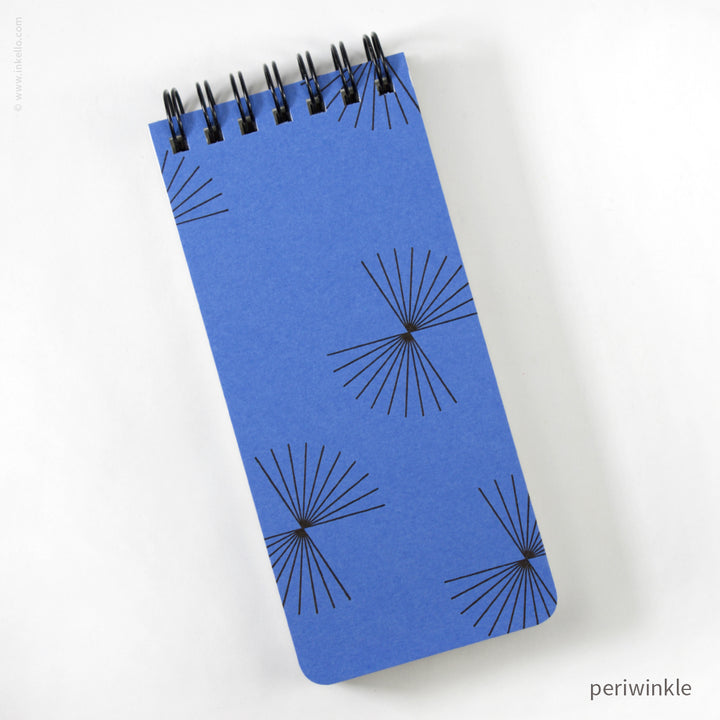 Small Spiral Notepad With Bursts (