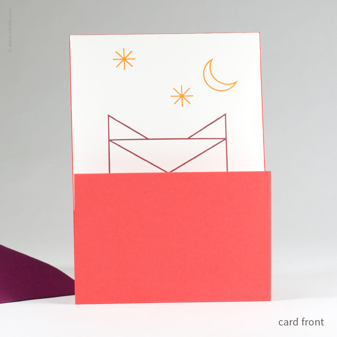 Owl Who Who Loves You Peek-a-Boo Card (