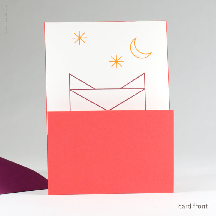 Owl Who Who Loves You Peek-a-Boo Card (