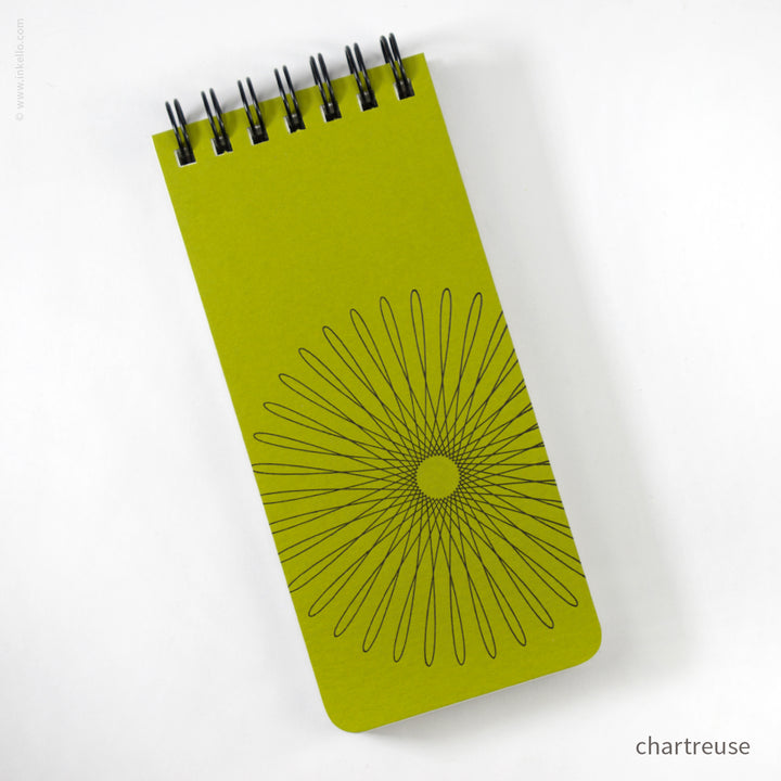 Small Spiral Notepad With Hypotrochoid (
