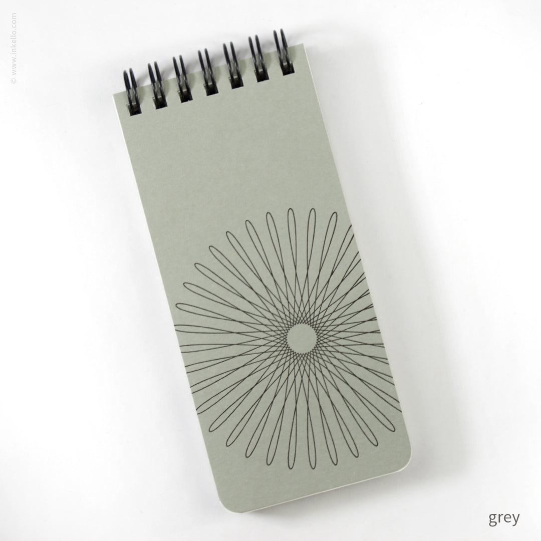 Small Spiral Notepad With Hypotrochoid (