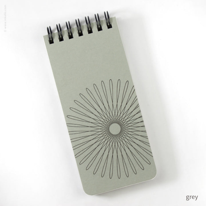 Small Spiral Notepad With Hypotrochoid (