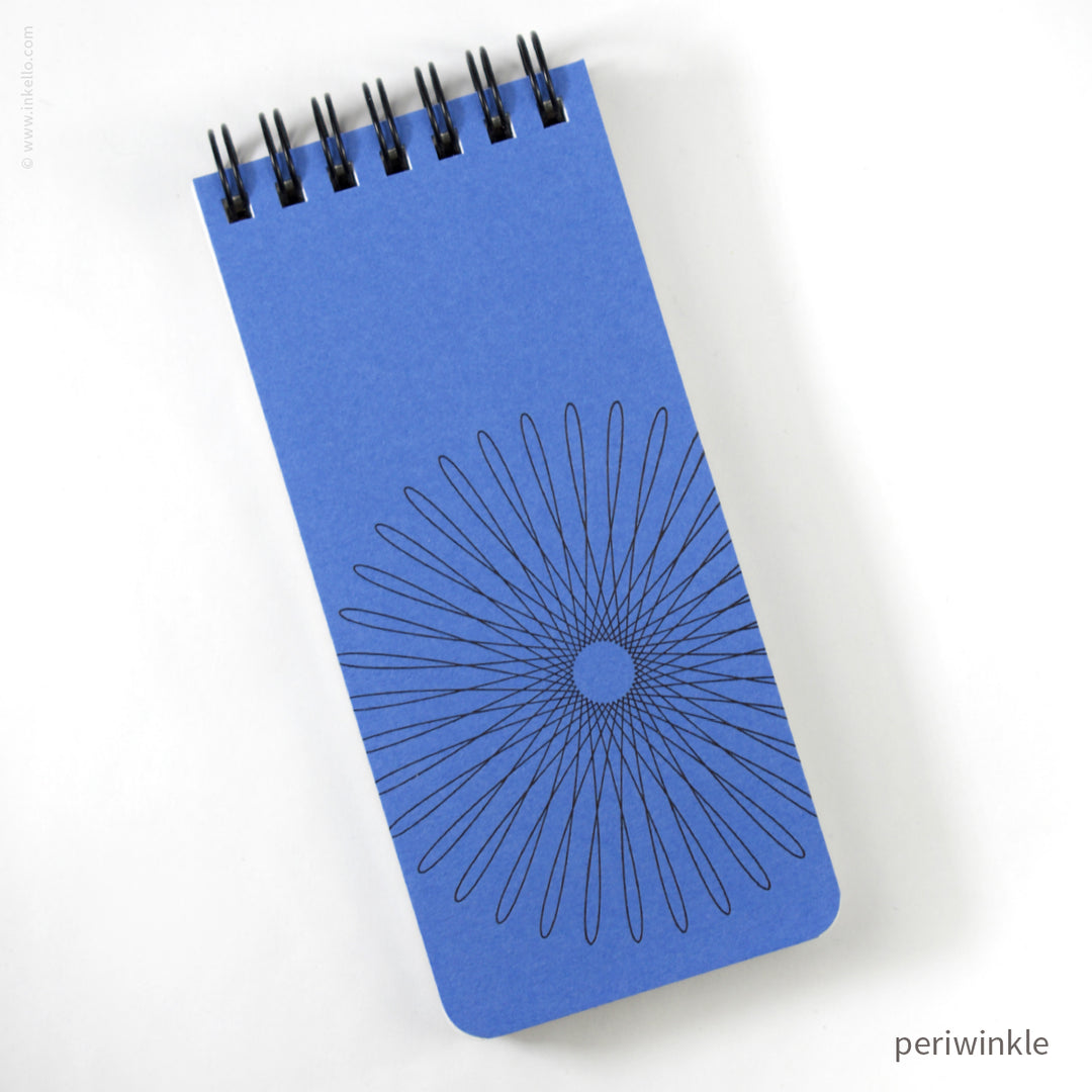 Small Spiral Notepad With Hypotrochoid (